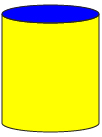 This graphic shows a cylinder.