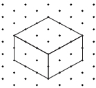 This is a sketch of an isometric prism.