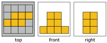 This is an illustration of a two-dimensional view of a three-dimensional object. 