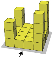 This is an illustration of a three-dimensional object. 