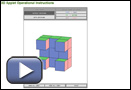 This play button opens the 3-D Object Applet