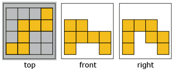This is an illustration of a two-dimensional view of a three-dimensional object. 
