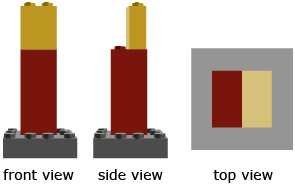 This is an illustration of a two-dimensional view of a three-dimensional object. 