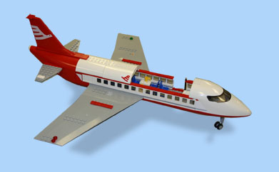 This is a model of an airplane.
