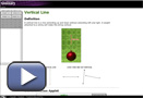 This play button opens the Vertical Line applet.