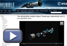 This is an animation of the Hubble space telescope.