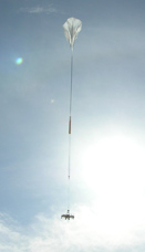 This is a photo of a weather balloon.