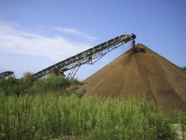 This is a photo of a gravel pit.