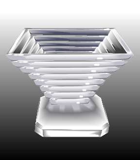 This is a graphic of a crystal decoration.