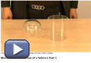 This play button opens pMeasurement 2 (Volume of a Sphere): Part 1.