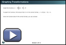  This play button opens Graphing Transformations.