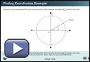 This play button opens Finding Coordinates Example.