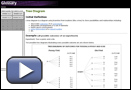 This is a play button that opens Mathematics  Glossary Tree Diagram.