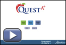 This is a play button that opens Quest A+.