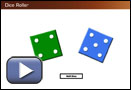 This play button opens Dice Roller. 