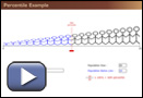 This is a play button for Percentile Explorer.