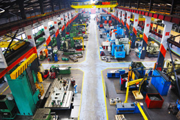 This image shows a metal factory.