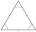 This is an equilateral triangle.