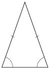 This is an isosceles triangle.