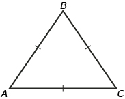 This is a diagram of triangle ABC.