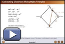This is a play button for Calculating Distances Using Right Triangles.