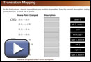 This play button opens Translation Mapping matching activity.