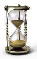 This is a photo of an hourglass.