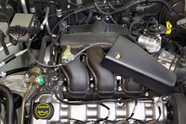 This is a photo of a car engine.