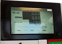 This photograph shows a fuel pump.