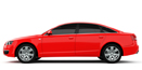 This is a photo of red four-door car.