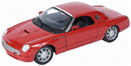 This is a photo of red two-door car.
