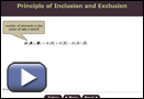 This is a play button for Principle of Inclusion and Exclusion.