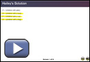 This is a play button for Hailey’s Solution.