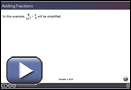 This is a play button for Adding Fractions.