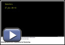 This is a play button for “Solving Quadratic Equations by Factoring.”