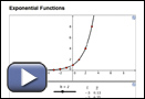 This is a play button for Exponential Functions.
