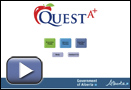 This is a play button for Quest A+.