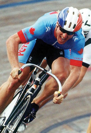 Cyclists use a variety of muscles to power themselves around the track. 