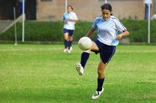Female soccer player.