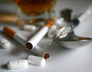 The Photograph shows the teratogenic agents drugs and cigarettes