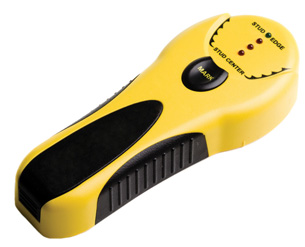 The photo shows a stud finder.