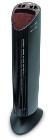 A photo shows a portable air cleaner that uses the principle of an electrostatic precipitator