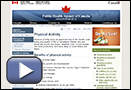 This is a play button for Canada's Physical Activity Guide for Youth.