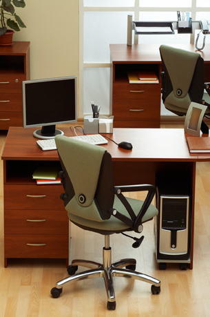 Image of a computer workstation