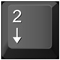 an illustration showing the 2 key