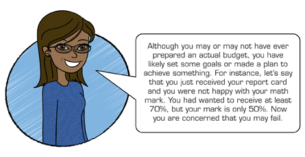 This image show a cartoon character of a young woman.