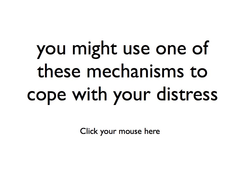 defence mechanisms 2