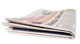 This is a photograph of a newspaper.