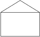 This illustration shows the end of a garage.