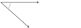 The illustration shows an angle with one arm horizontal, and the other arm is rotated clockwise but not to a vertical position.